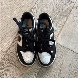 Nike Kids Dunk Pandas Black and White Sneakers